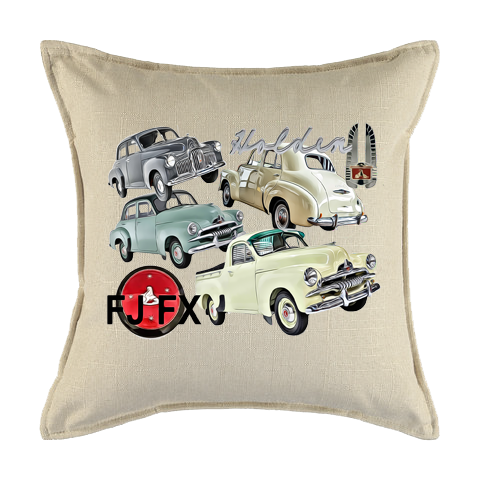 Holden FX FJ Aussie Classic Vintage Car Cushion – Atomic Rocket